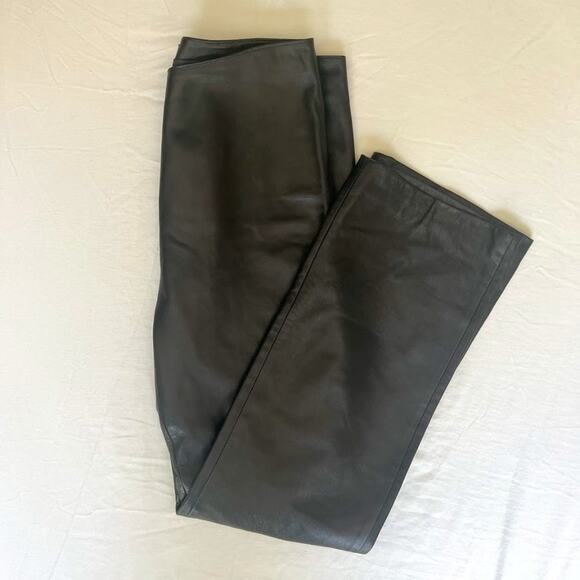 Davide Cenci Leather Pants Lined with Silk - Picture 4 of 15